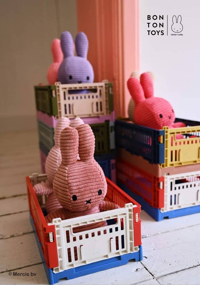 Miffy by S-c Brands – wholesale Stuffed/plush toy – Kids & baby – Miffy Corduroy ECO Dusty Rose 23cm3