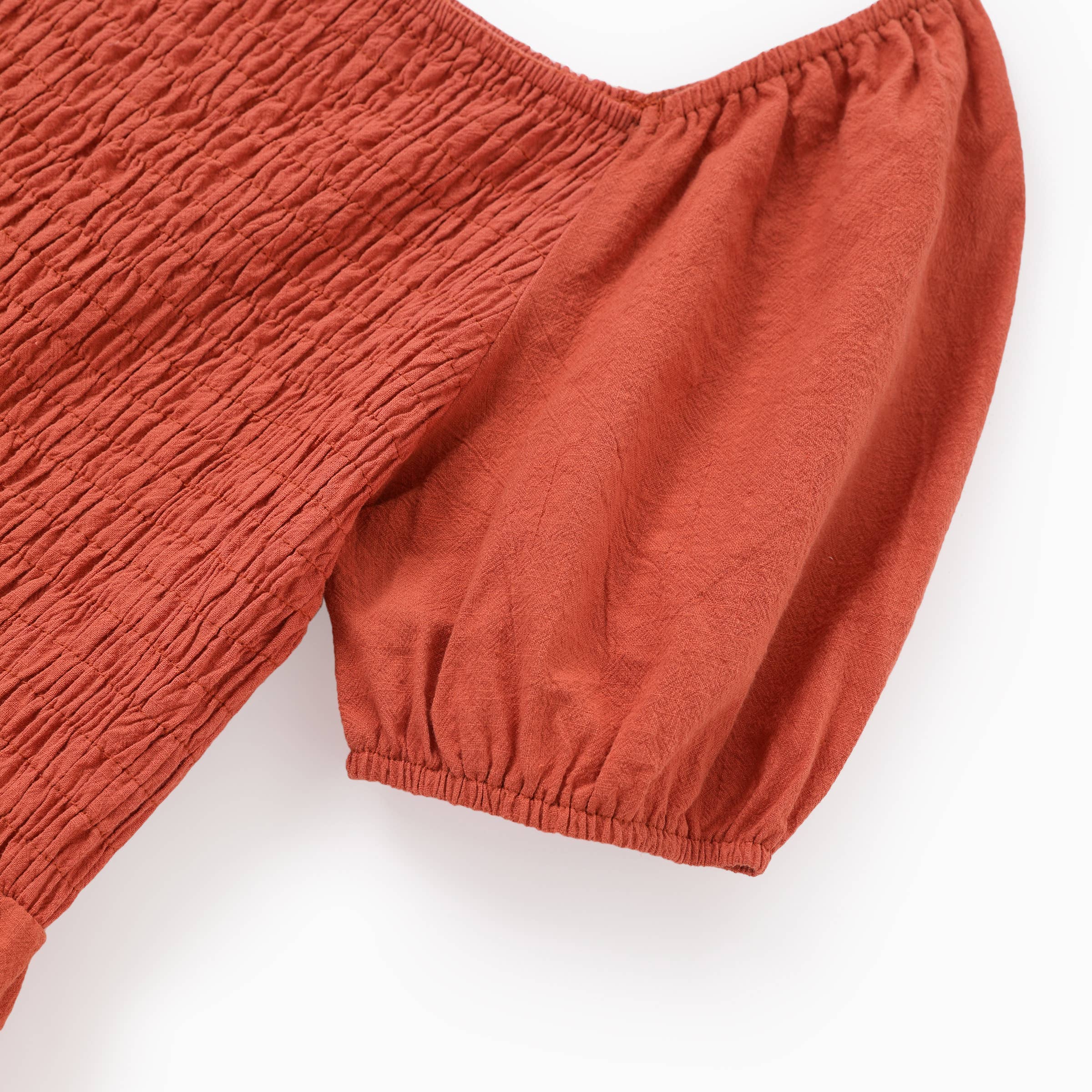 Orange Family Matching Plaid Shirt or Shirred Bodice Tiered Dress for wholesale on Faire24