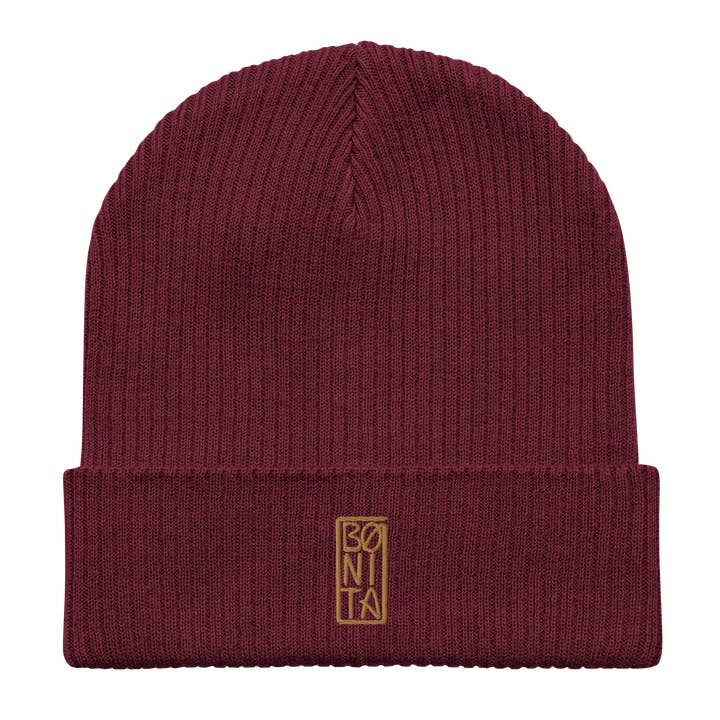 Bønita Organic beanie - Burgundy for wholesale by Bønita Clothing