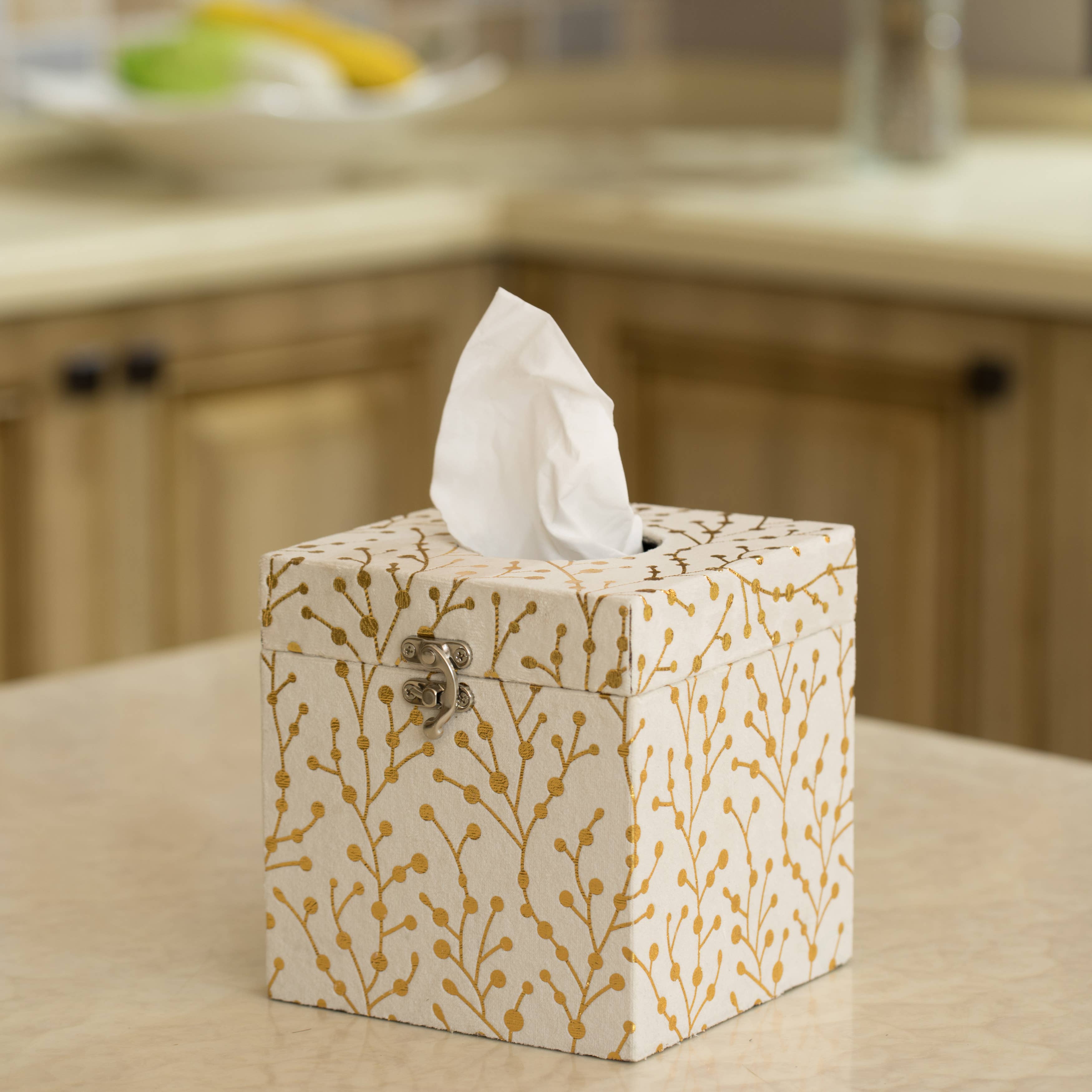 Quickway Imports - Wholesale Tissue Box - Velvet Modern Paper Facial Tissue Box Holder22