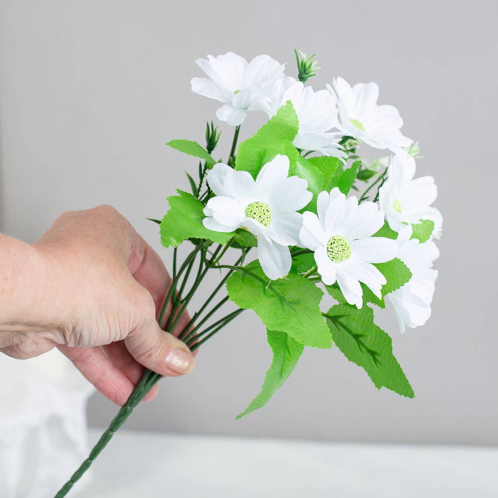 Factory Direct Craft - Wholesale Artificial Plant - Petiite Spring Cosmo Daisy Bush-Select Color3