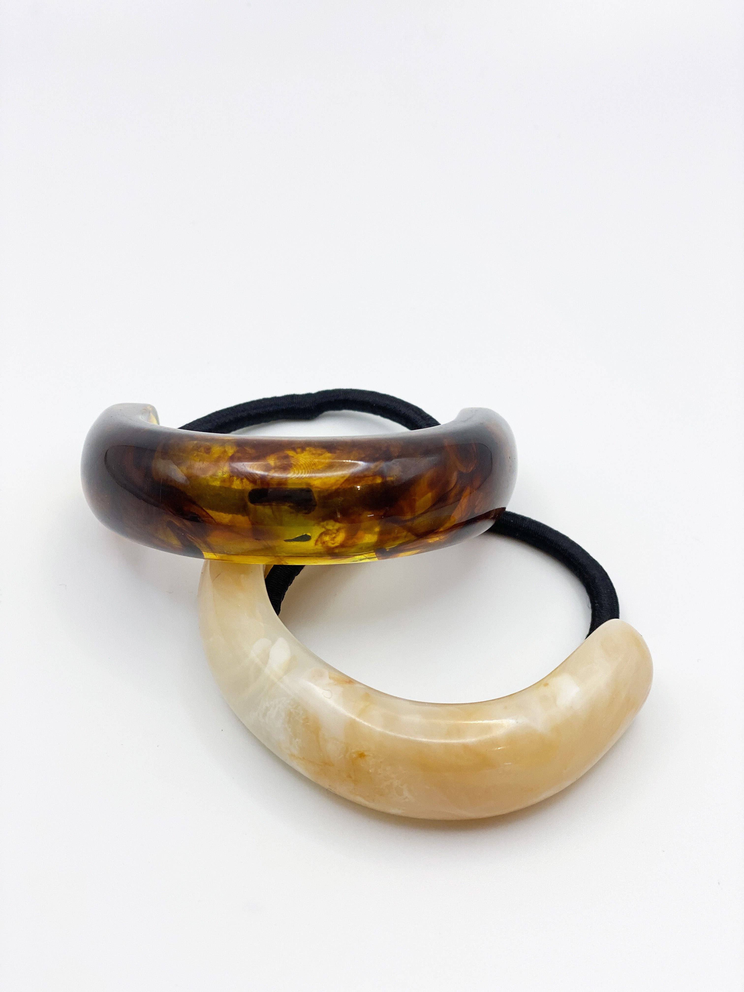 Angels Whisper Accessories - Wholesale Hair clip – Women’s - Crescent Resin Hair Cuff Tie (2col)9