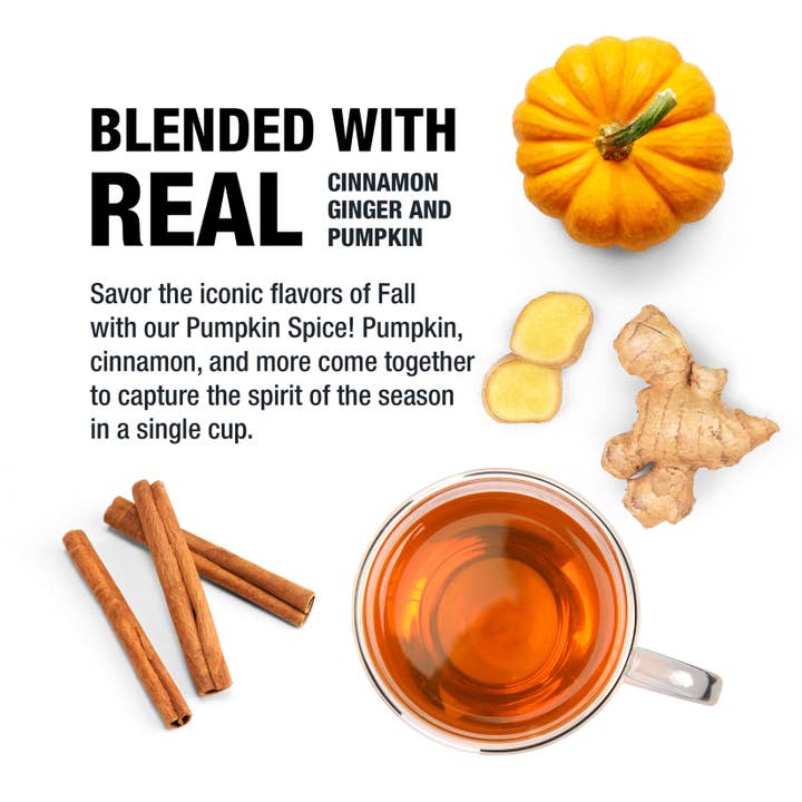Tiesta Tea Company (loose leaf teas & accessories) - Wholesale Loose Tea - Pumpkin Spice Tea | Spiced Pumpkin Rooibos Loose Leaf3