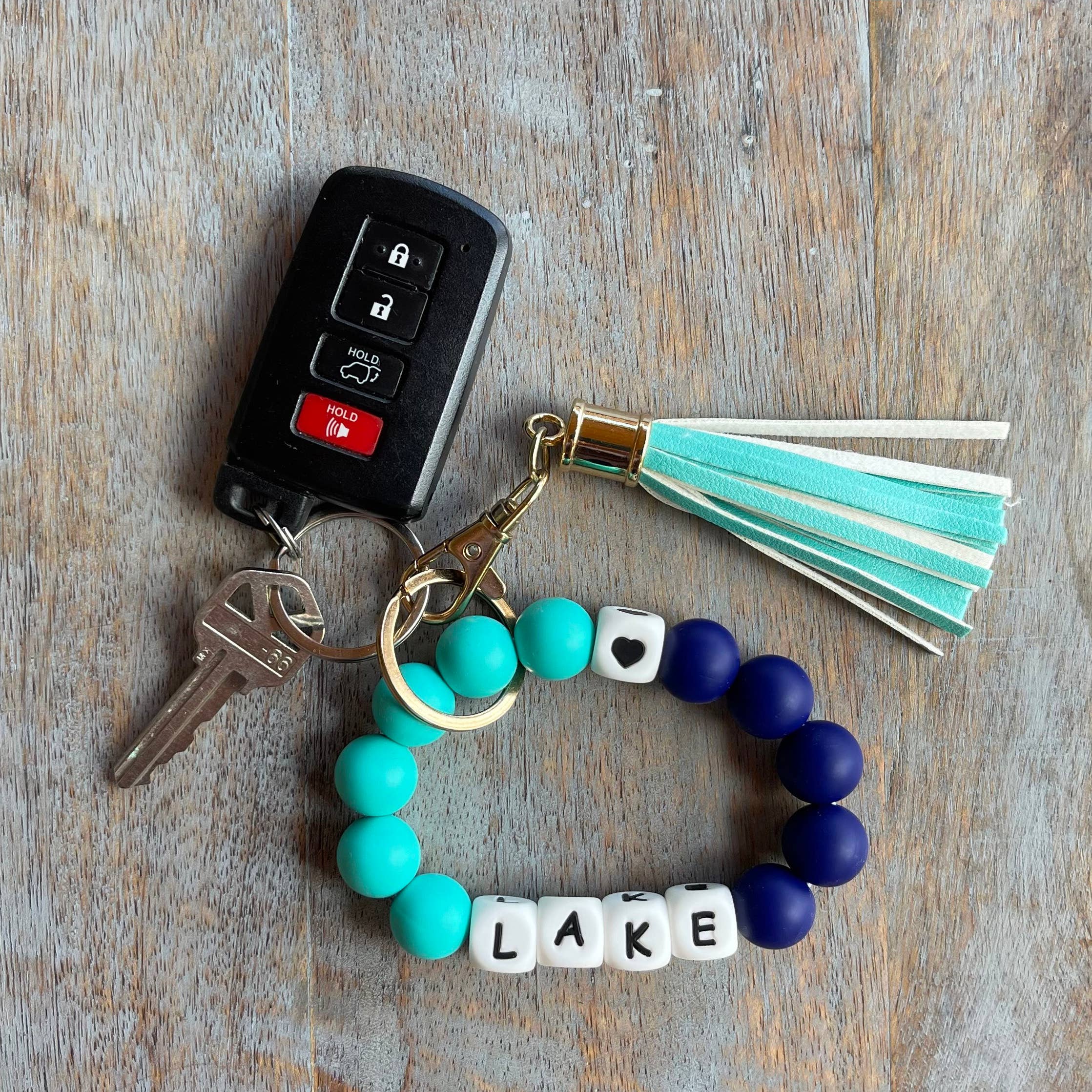 Laberri - Wholesale Keychain Bracelet - PHOTOGRAPHY SAMPLES - Bracelet Keychain Saying - Lake1