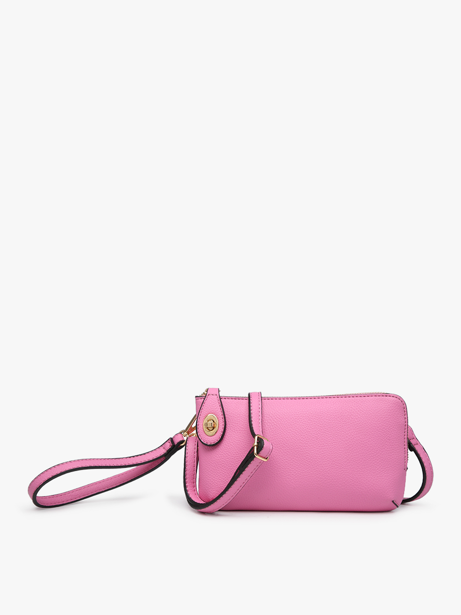 Jen & Co. – bolsa tiracolo - Mulher por atacado – M1818 Kendall Crossbody/pulseira com fecho de torção6