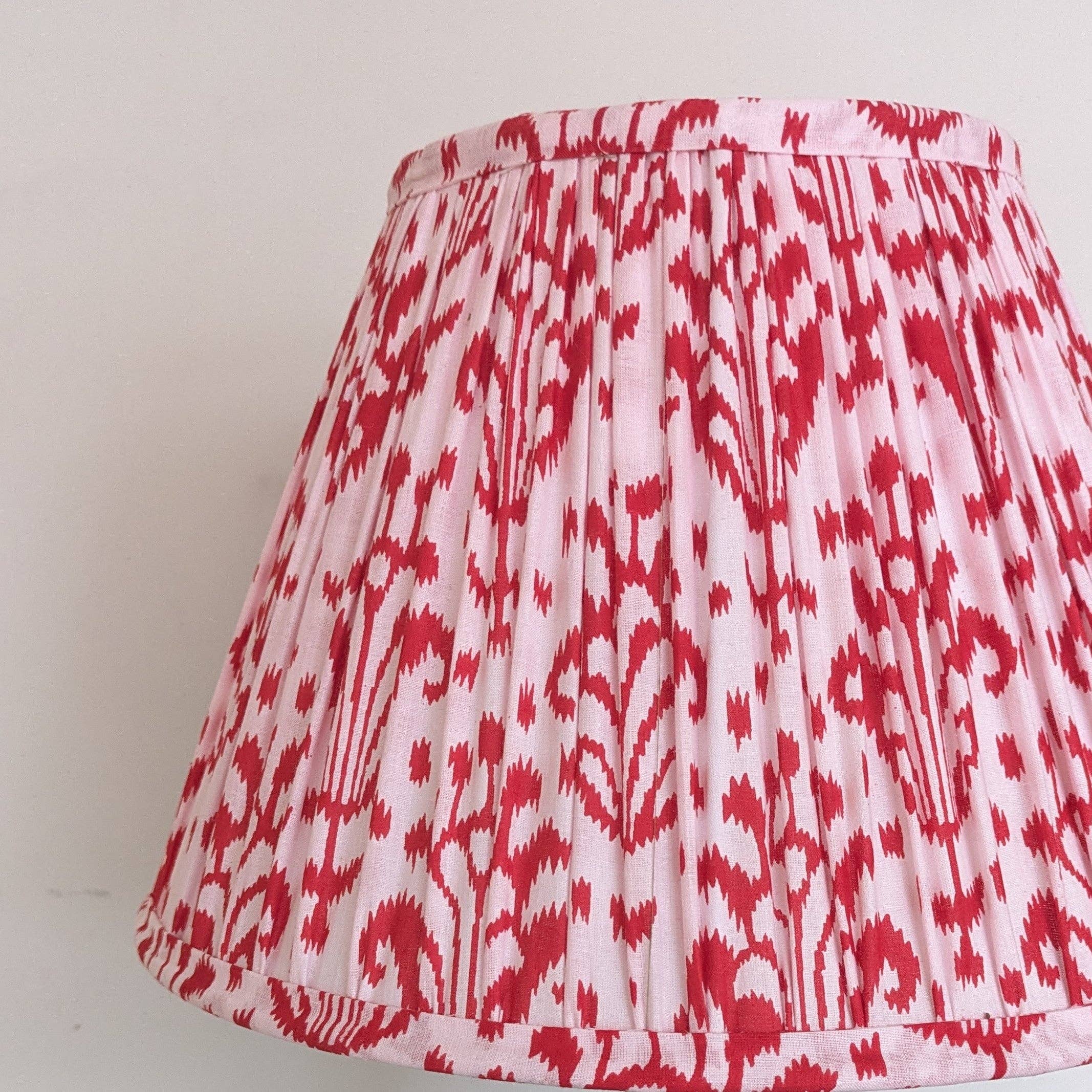 LNH EDIT - Wholesale Lamp Shade - Jaipur Red Empire Pleated Lampshade5