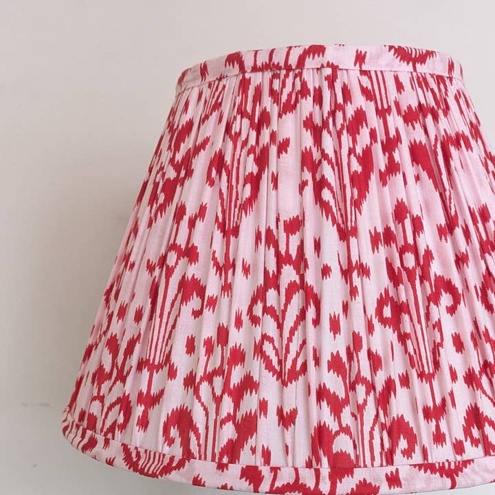 LNH EDIT - Wholesale Lamp Shade - Jaipur Red Empire Pleated Lampshade5