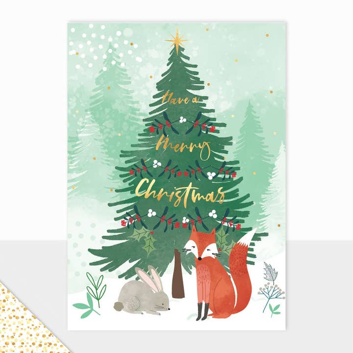 Königreich Fröhliche Weihnachten (Waldtiere) für den Großhandel von Laura Darrington Design Ltd
