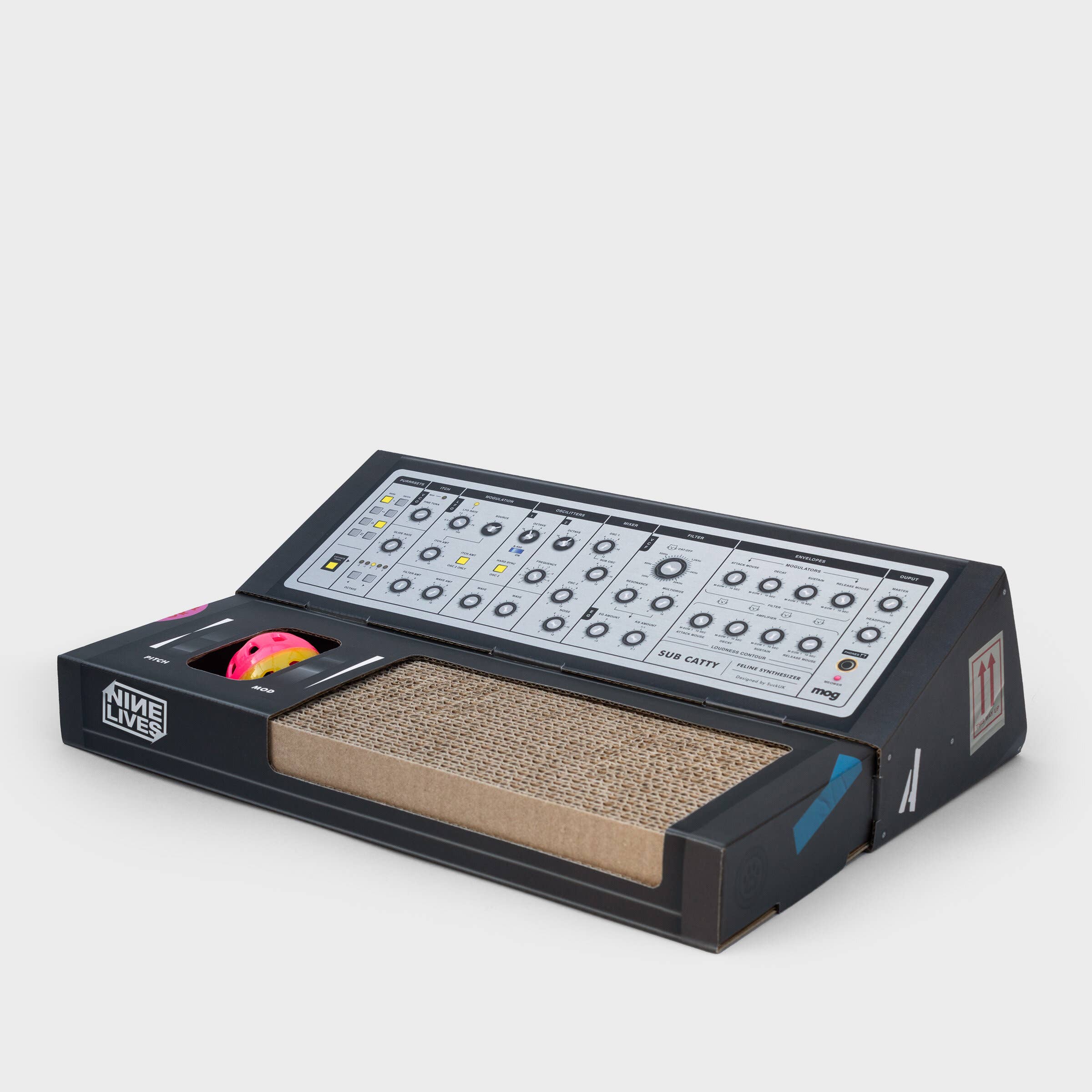 SUCK UK Ltd - USA - Wholesale Pet Scratcher - Cat - Cat Scratch Synthesizer3