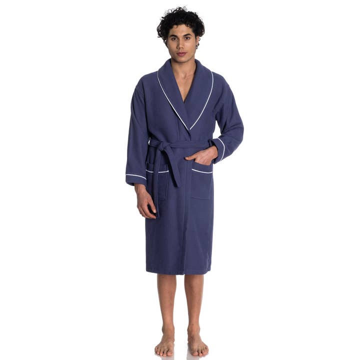 East'N Blue - Wholesale Robe - Unisex - Waffle Terry Turkish Cotton Unisex Bathrobe10