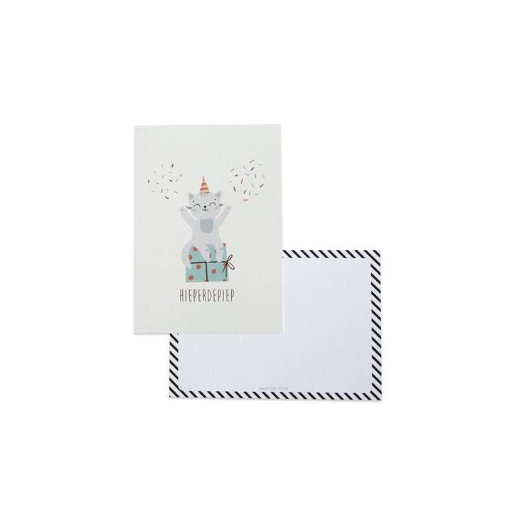 Hip hip hooray || Postcard for wholesale by By Studio-Steef