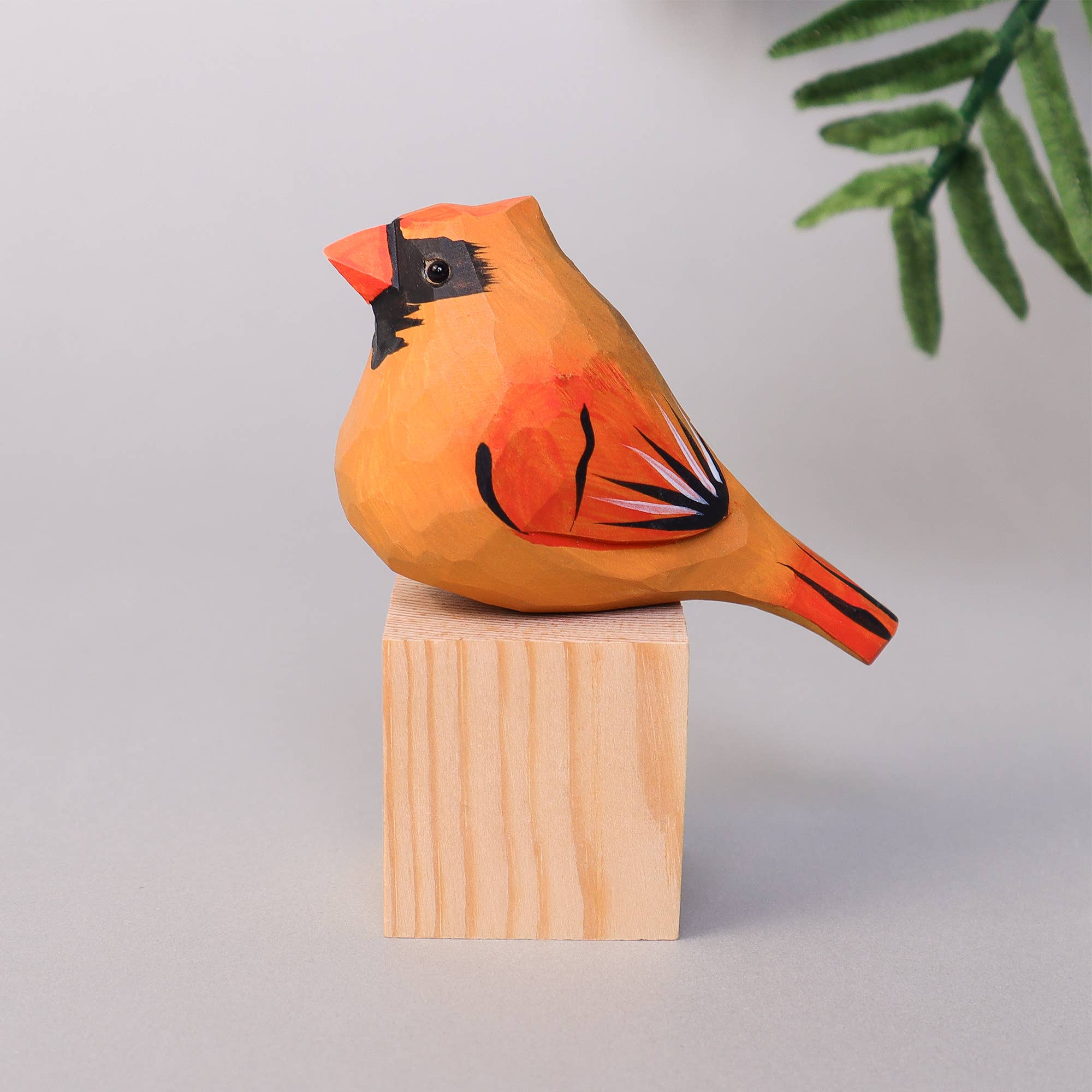 Kitsville - Wholesale Decorative Figurine - Hand Carved Cardinal (Two Birds), Unique Gift for Loved Ones2