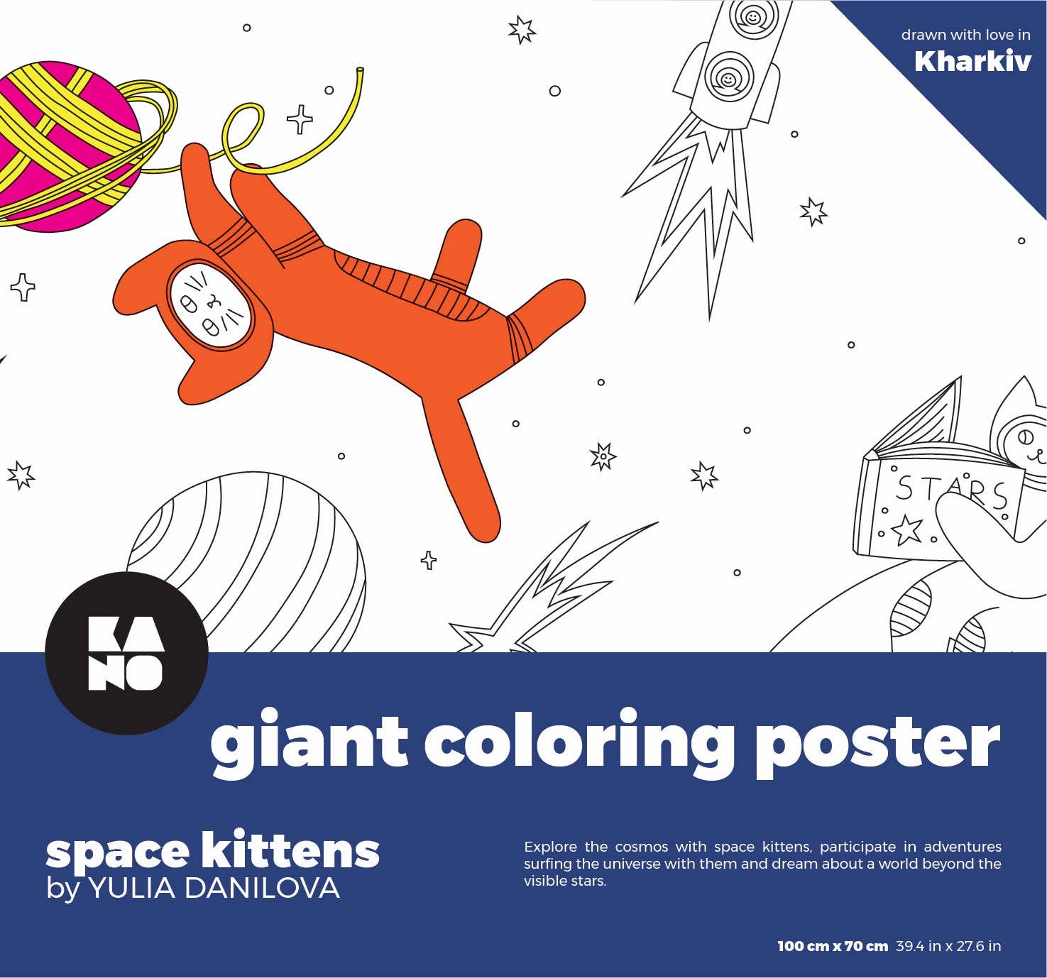 KANO editions - Wholesale Coloring & Activity Book - Kids & Baby - Space Kittens5