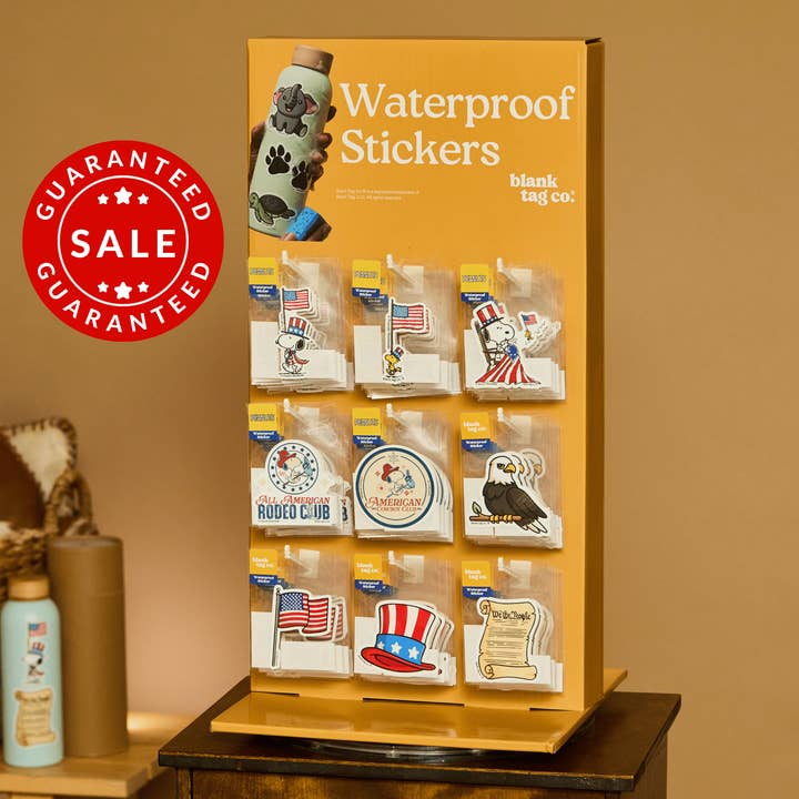Best Seller Patriotic 🇺🇸 Stickers - Guaranteed Sale for wholesale by Blank Tag Co. - Waterproof Stickers