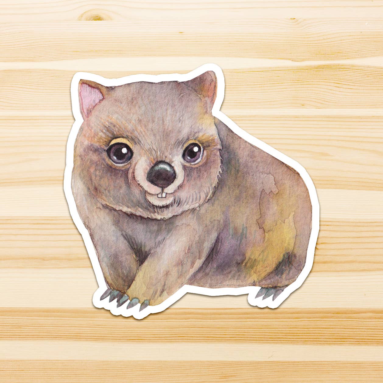 Watercolour By Cat - Wholesale Sticker - Large Australian Animal Vinyl Sticker9