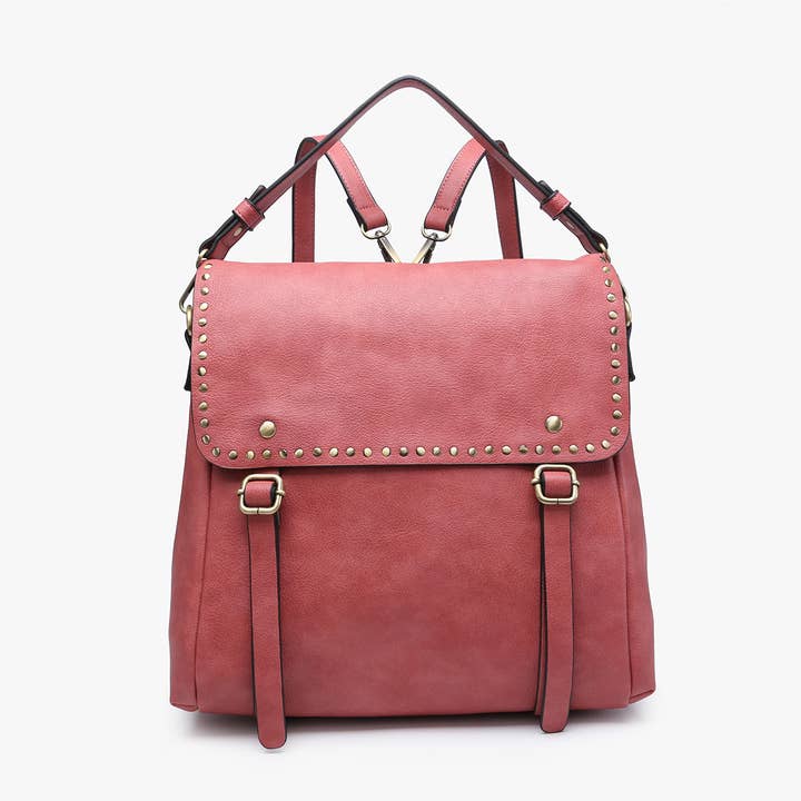 Jen & Co. - Wholesale Backpack - Women's - M2000 Indigo Backpack w/ Studded Details5