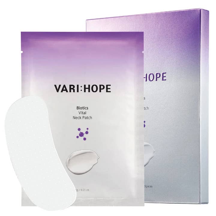 Biotics Neck Firming Mask, Anti-Wrinkle, Skin Tightening 5ea for wholesale by Bloomkare