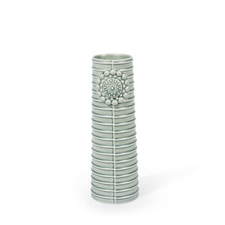 Petit vase vert Pipanella Lines pour la vente par Dottir Nordic Design
