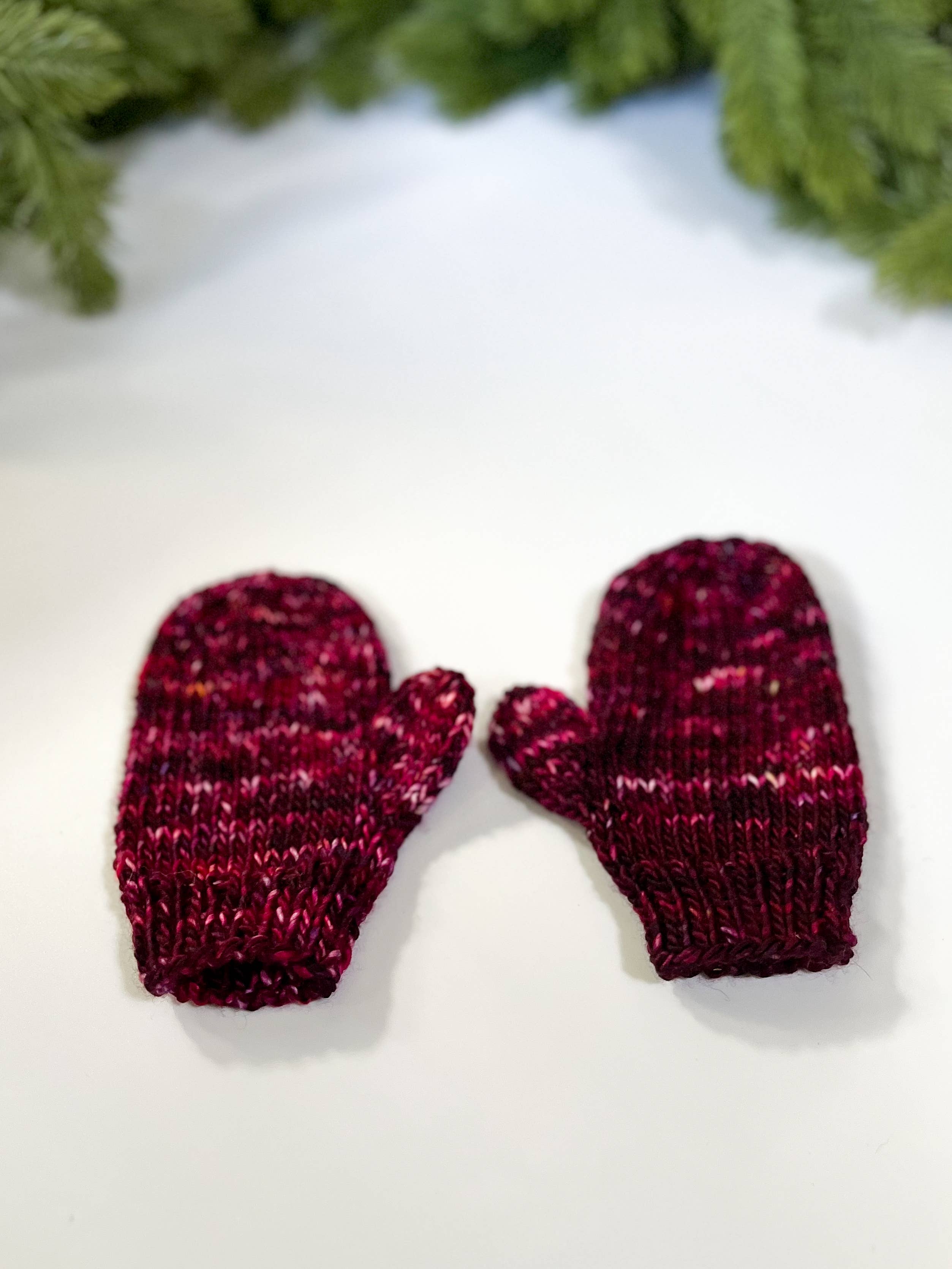 Hoagland Handmade - Wholesale Mittens - Kids - Children's hand-dyed merino mittens - multiple colors avail3