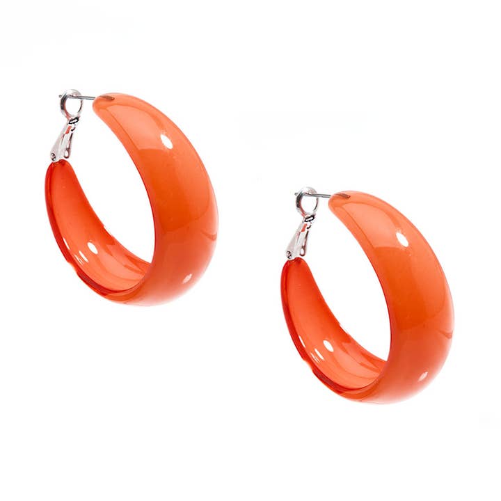 ZENZII Jewelry - Vendita all'ingrosso Orecchini a cerchio - Mod - Orecchini a cerchio in resina3