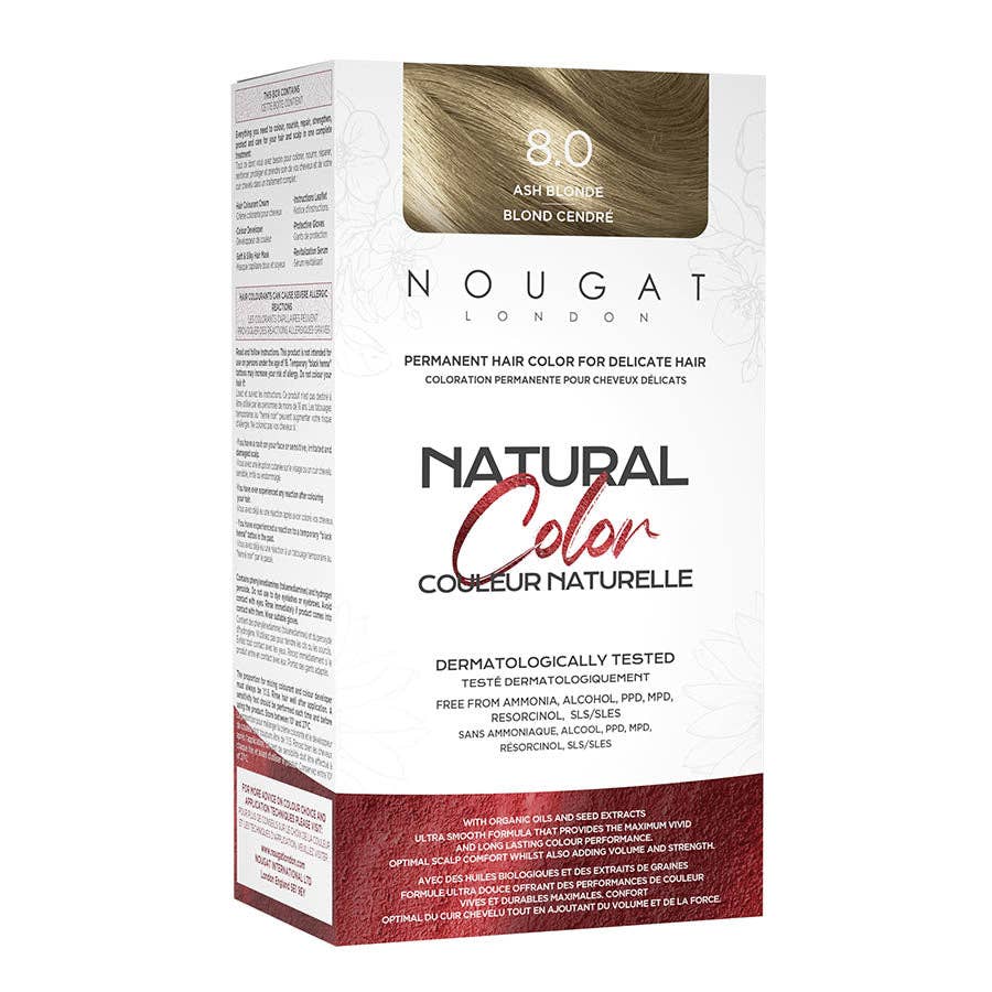 Nougat London – wholesale Hair dye – Permanent Hair Colour Ash Blonde 8.0 (170ml)2