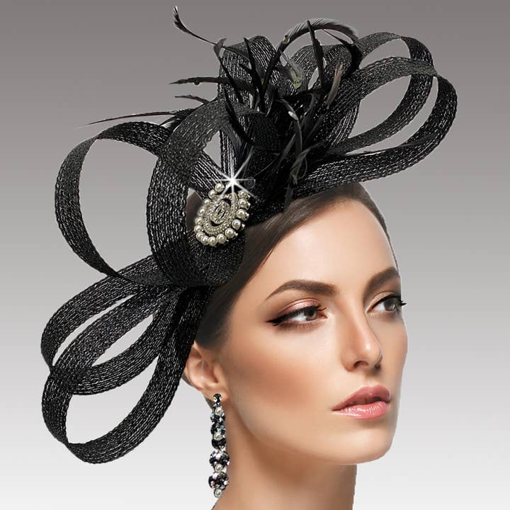 FA2745 SIMONE Headband Fascinator for wholesale by Whittall and Shon