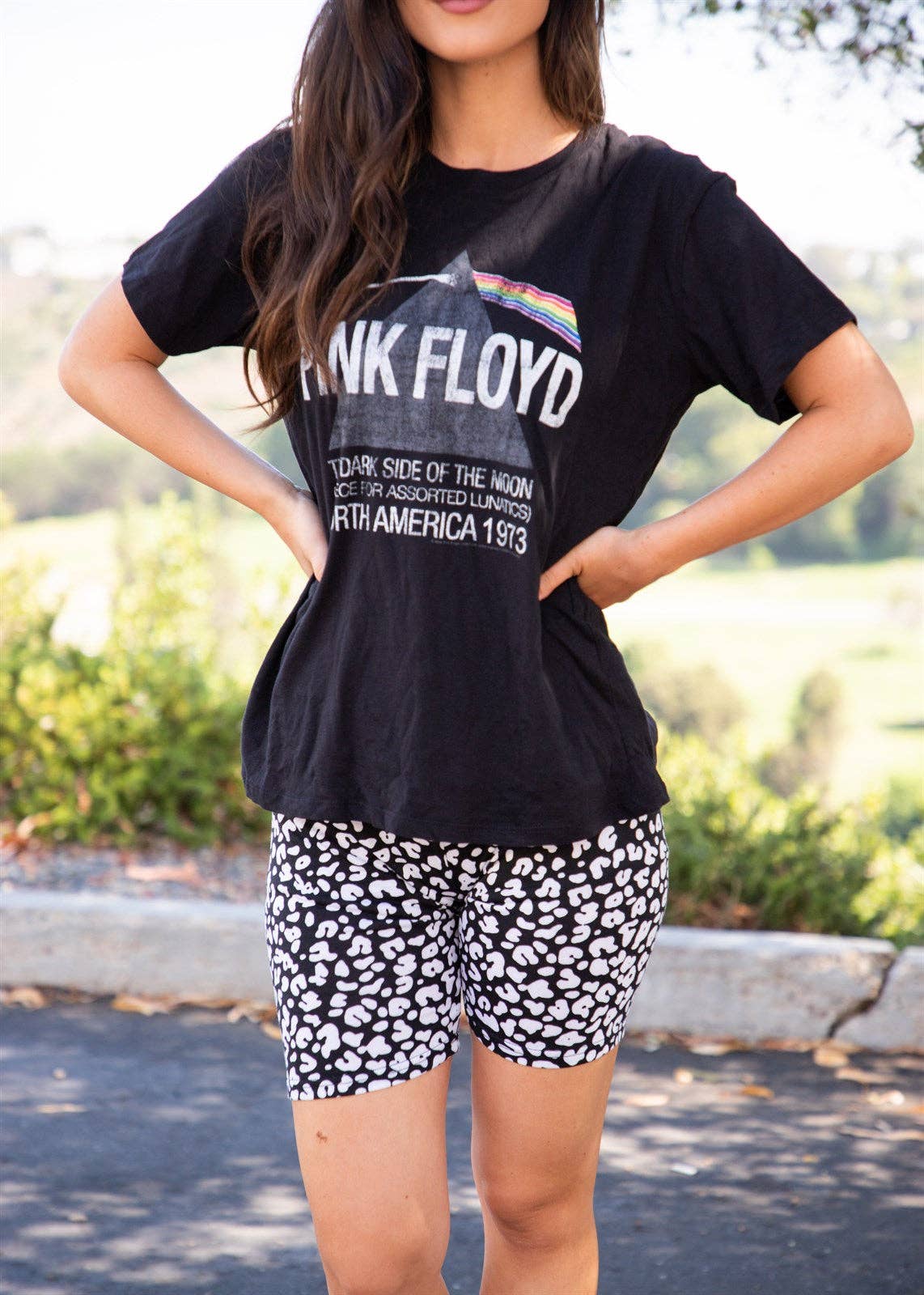 Tickled Teal - Vendita all'ingrosso Pantaloncini sportivi - Donna - Pantaloncini da motociclista Gracyn con stampa animalier8