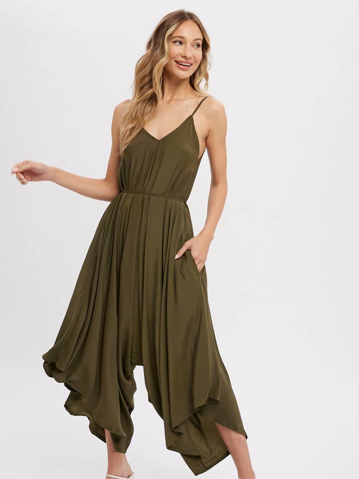 FLATTERING HAREM JUMPSUIT for wholesale by Bluivy