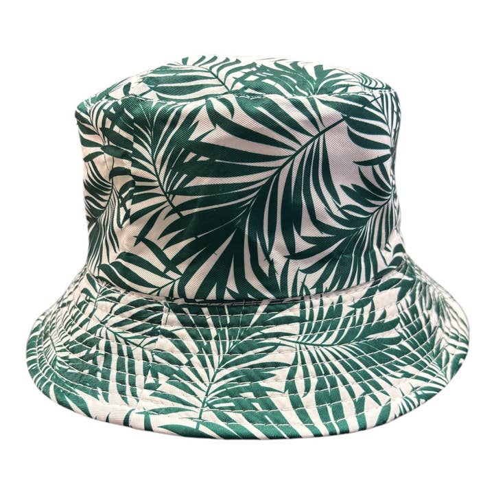 Reversible lightweight Leaf Patterned Bucket Hats for wholesale by Shoc Joc Apparels Ltd