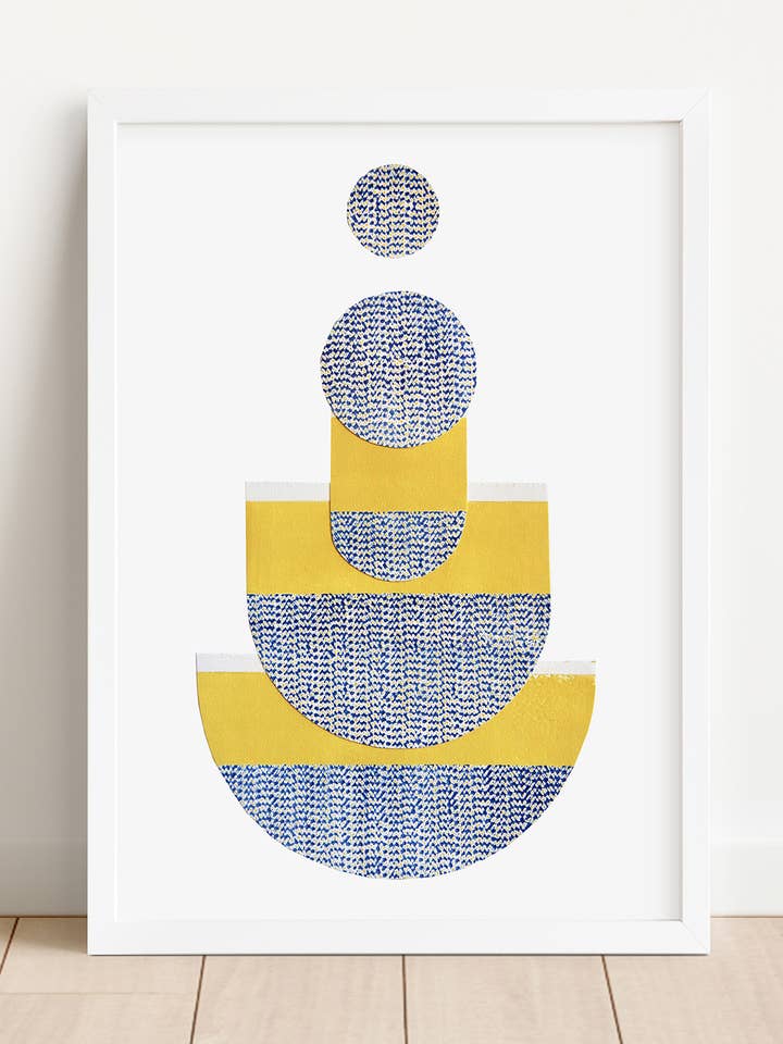 Nesting Small Framed Print for wholesale by Artxtiles