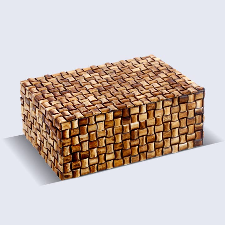 Decorative Storage Box Mekong Chai Bone Inlay in 2 Sizes for wholesale by Handicrafts Home