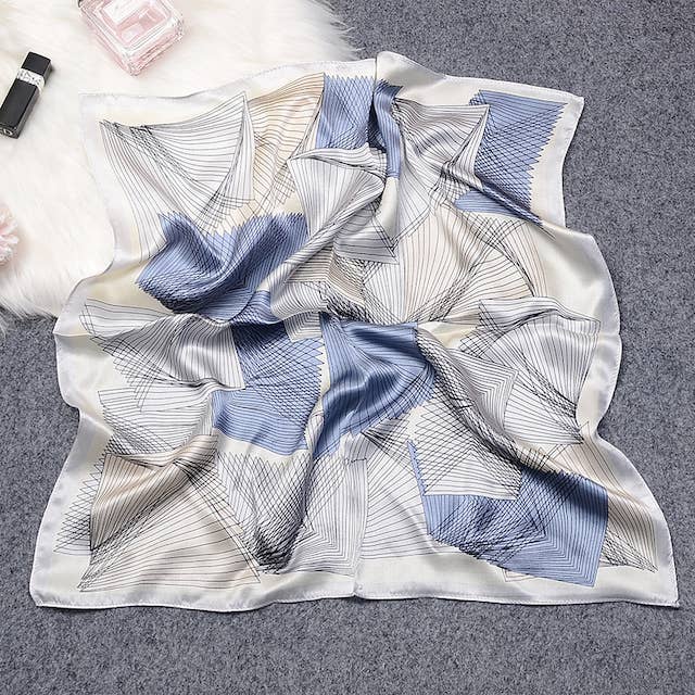 Pretty Persuasions - Wholesale Scarf - Women's - S25062 100% Silk Square Scarf (21"x21")