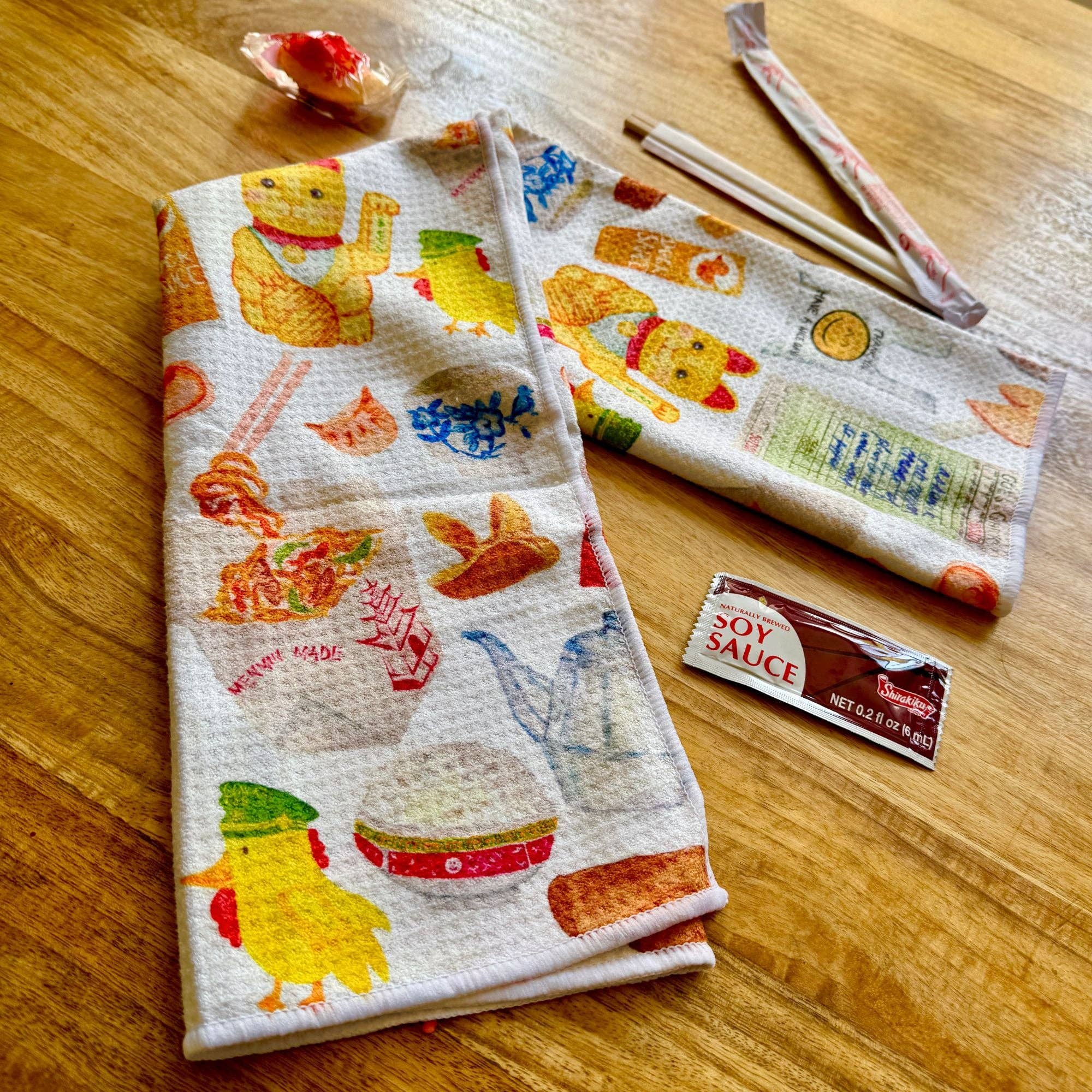 Menmin Made - Wholesale Tea Towel - Chinese Takeout Restaurant Kitchen Towel4