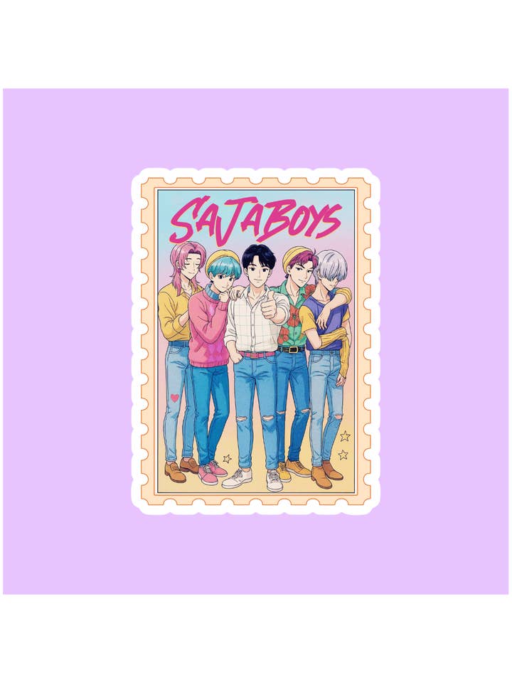 Saja Boys Stamp KPop inspired Sticker for wholesale by Shadows of Sunshine