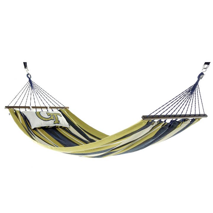 Georgia Tech Yellow Jackets Hammock- Licensed Home Decor for wholesale by Campus Hammocks