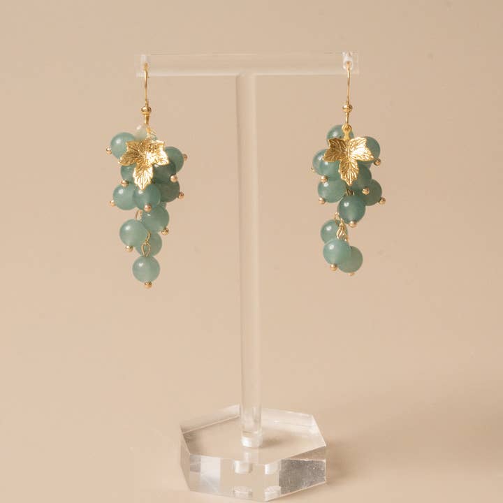 Agate Grape Earrings for wholesale by Factor Stories