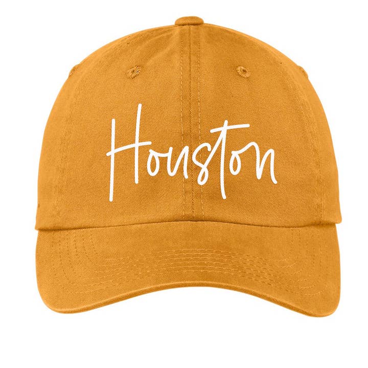 Frankie Jean - Wholesale Baseball Cap - Unisex - Houston Cursive Baseball Cap V110