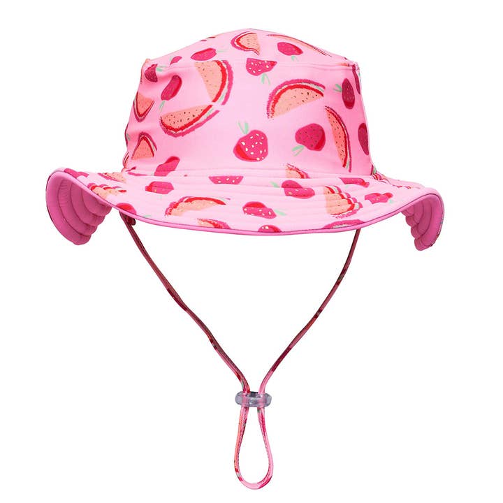 Berry Sweet Reversible Bucket Hat for wholesale by Snapper Rock Swimwear UPF50+