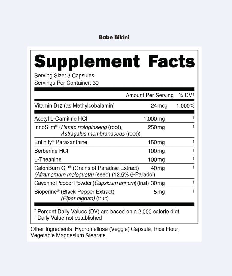 Bucked Up - Wholesale Oral Supplement/Vitamin - Bikini Babe [30 Serv]5