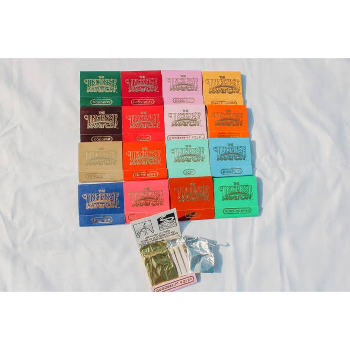 H&L NOVELTIES INC - Wholesale Incense - Box of 50 Match Books - Assorted Fragrances