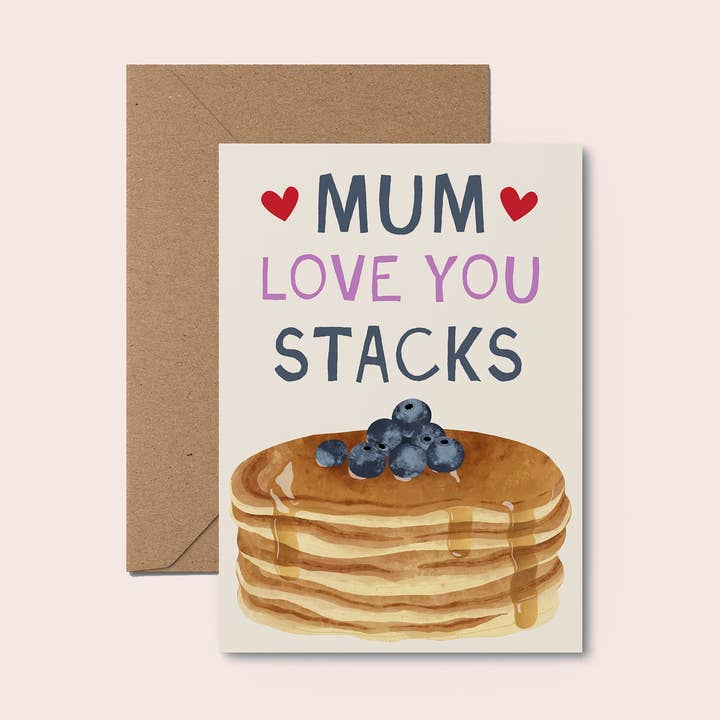 Lieb dich stapelweise Muttertagskarte für den Großhandel von Moonshine Prints