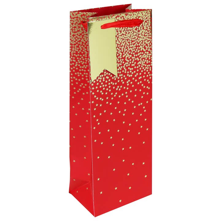 Joe Davies - Wholesale Wine Gift Bag - Red Ombre Bottle Bag