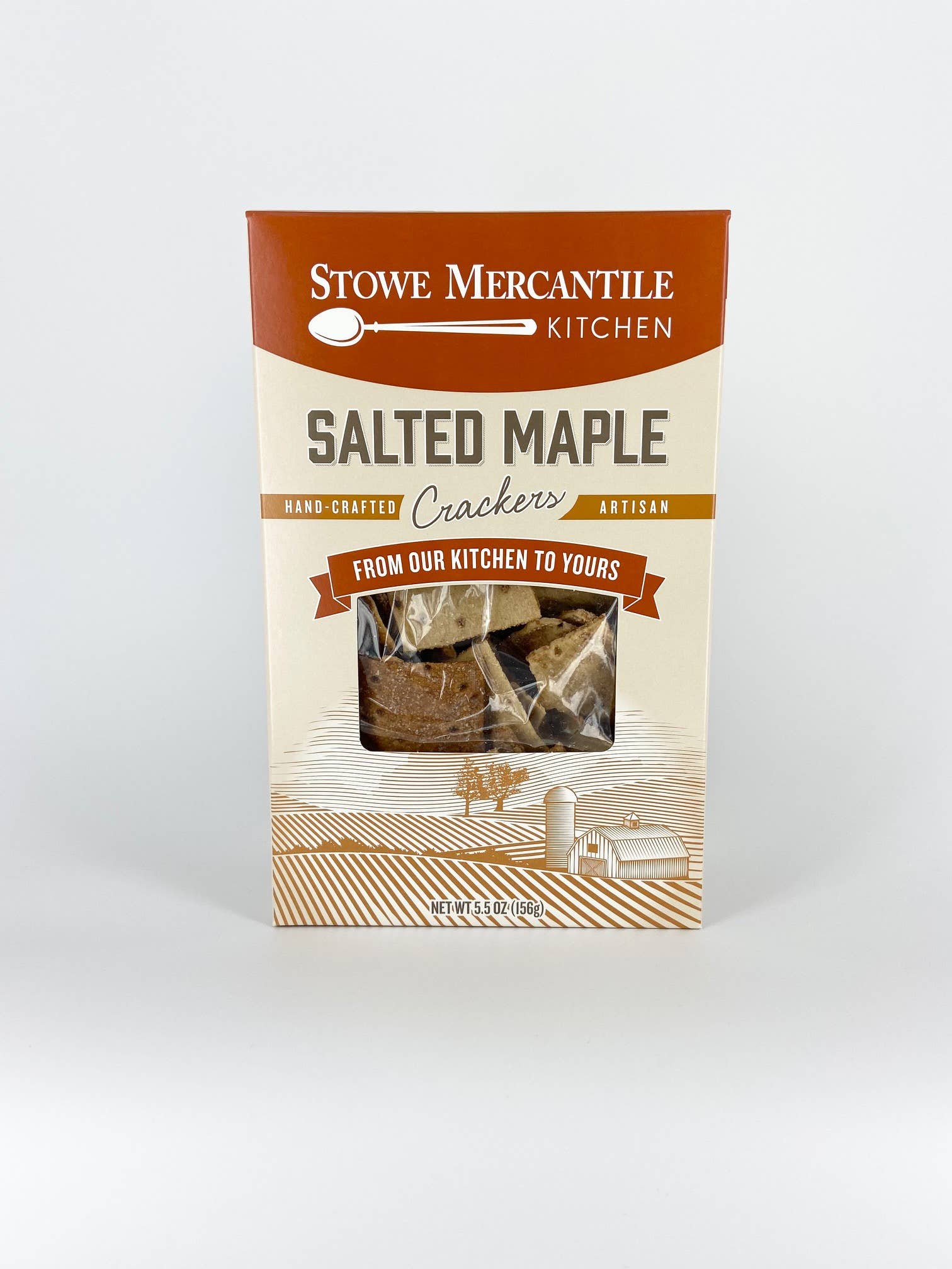 Stowe Mercantile Kitchen - Wholesale Crackers - Salted Vermont Maple Crackers