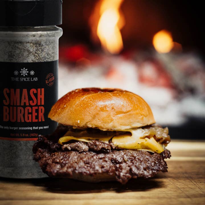 THE SPICE LAB - Wholesale Dried Spice Mix - Smash Burger - Case of 6 - 5.9 oz Shaker Jars $3.25 ea.