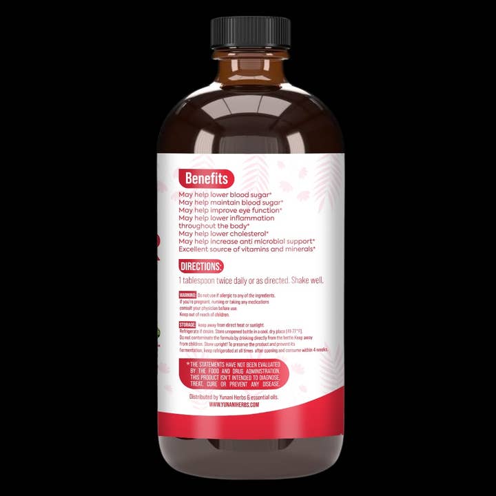 Yunani Herbs & essential Oils - Wholesale Oral Supplement/Vitamin - Sugar Support living bitters 480mls