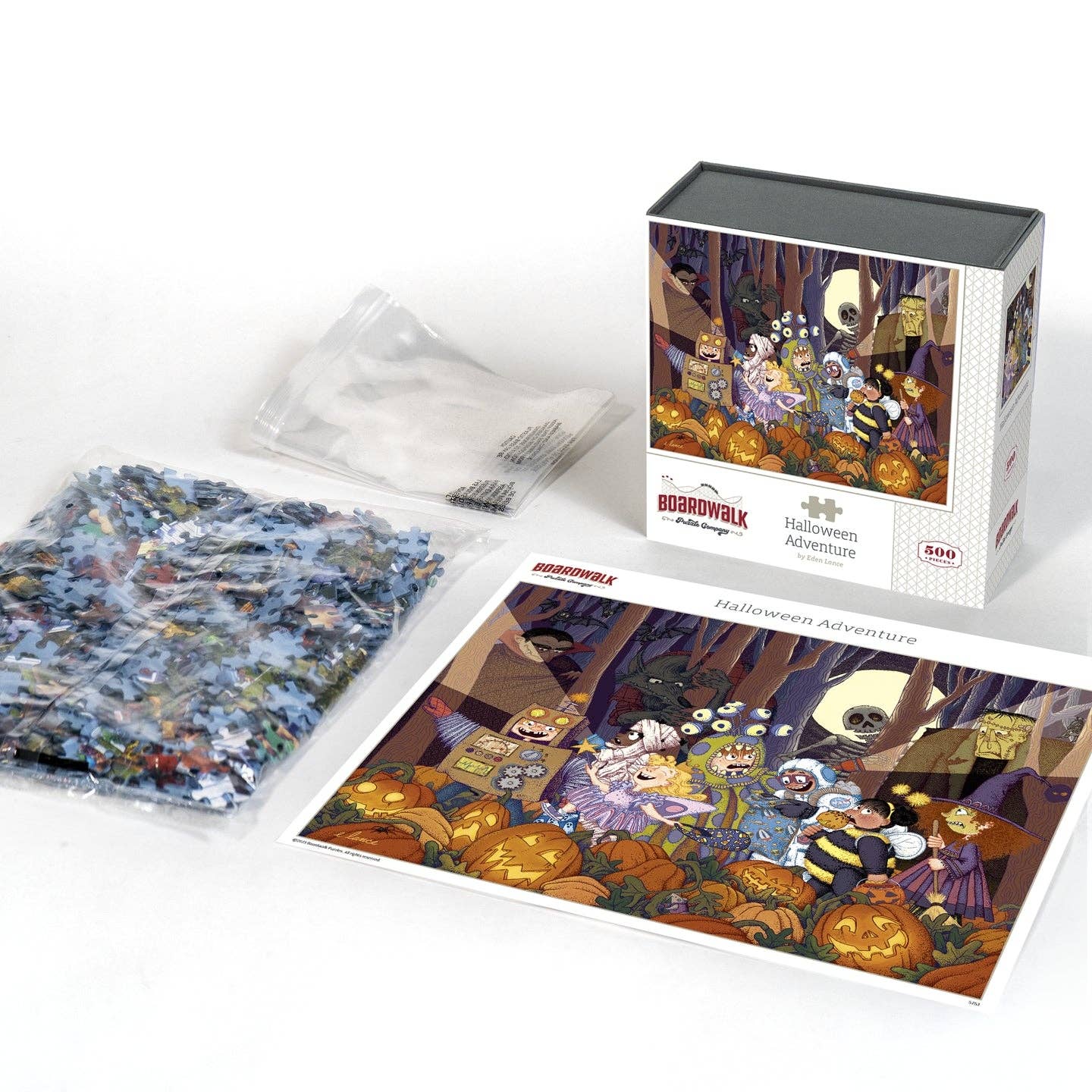 Boardwalk Puzzle Company - Wholesale Puzzle - Adult - Halloween Adventure - 500 Piece2