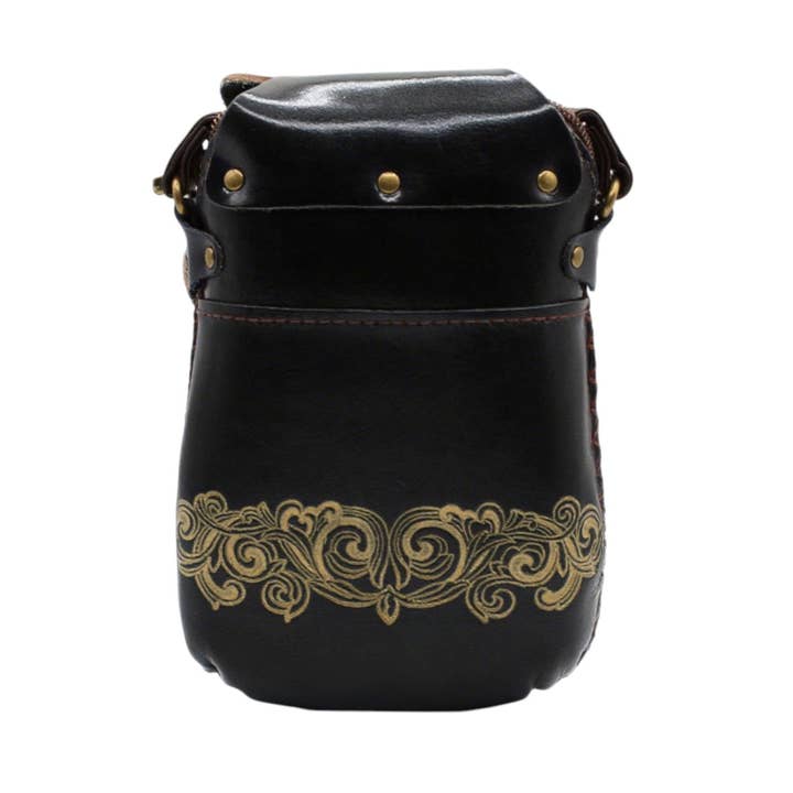 Sunflower Handmade leather inc - Vendita all'ingrosso Tracolla - Donna - Borsa a tracolla in pelle a forma di fiore borsa per telefono1