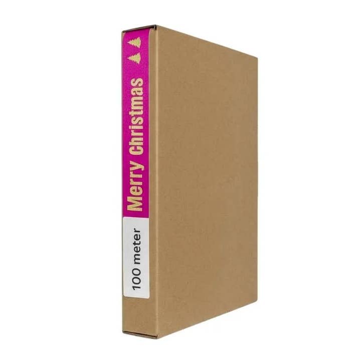 Cinta de satén – Feliz Navidad – Fucsia - 15mm x 100m para venta al por mayor de Mini Art Products