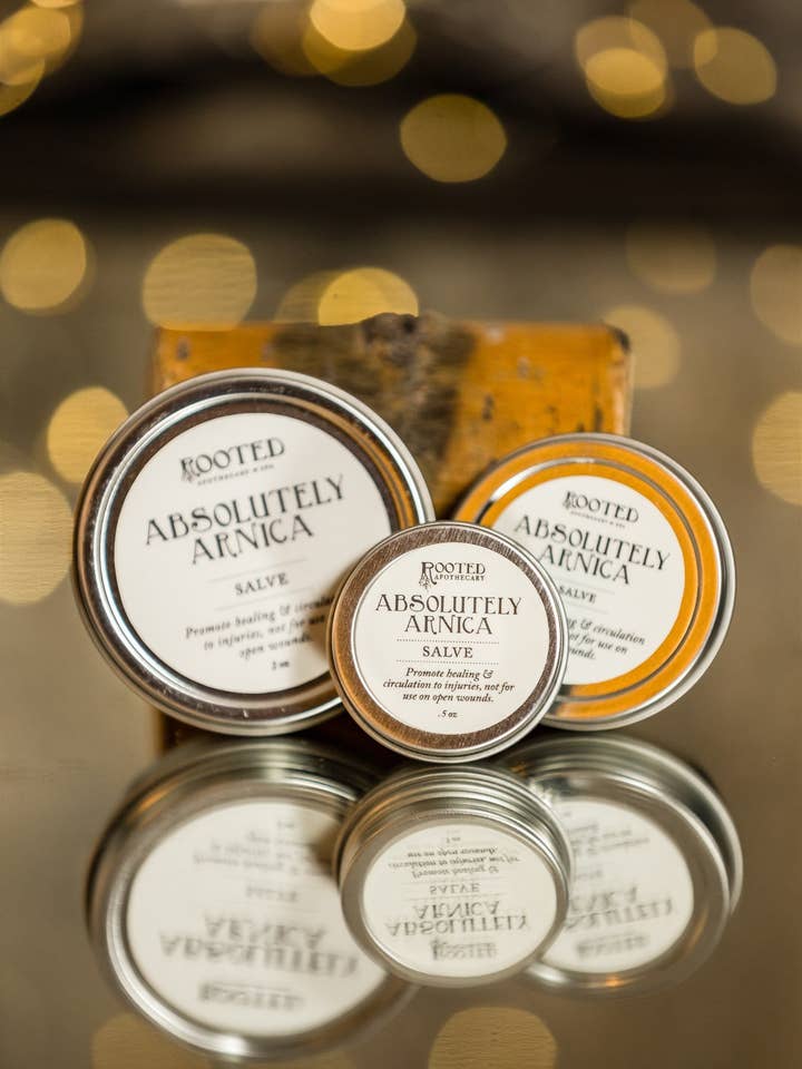 Absolutely Arnica Salve for wholesale by Rooted Apothecary