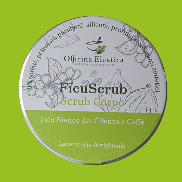 FīcuScrub - Exfoliante corporal 100 % natural, hecho en Italia para venta al por mayor de Officina Eleatica Natural Cosmetics di Gloria Alfano